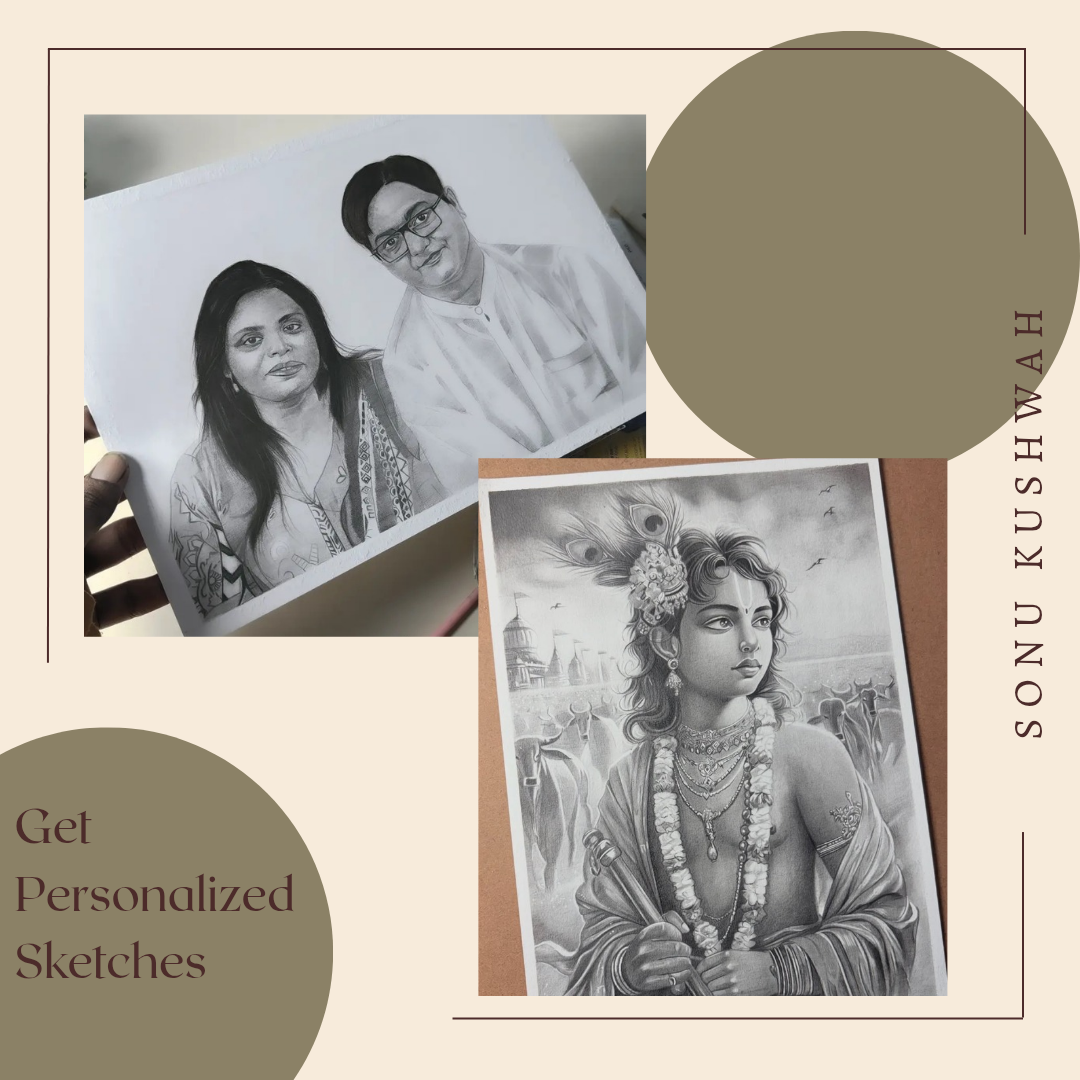 Personalized Sketch (Just INR 65 per linear cm)