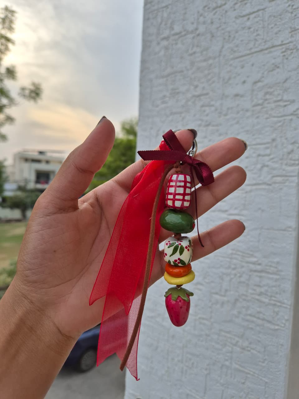 Love Red Bag Charm