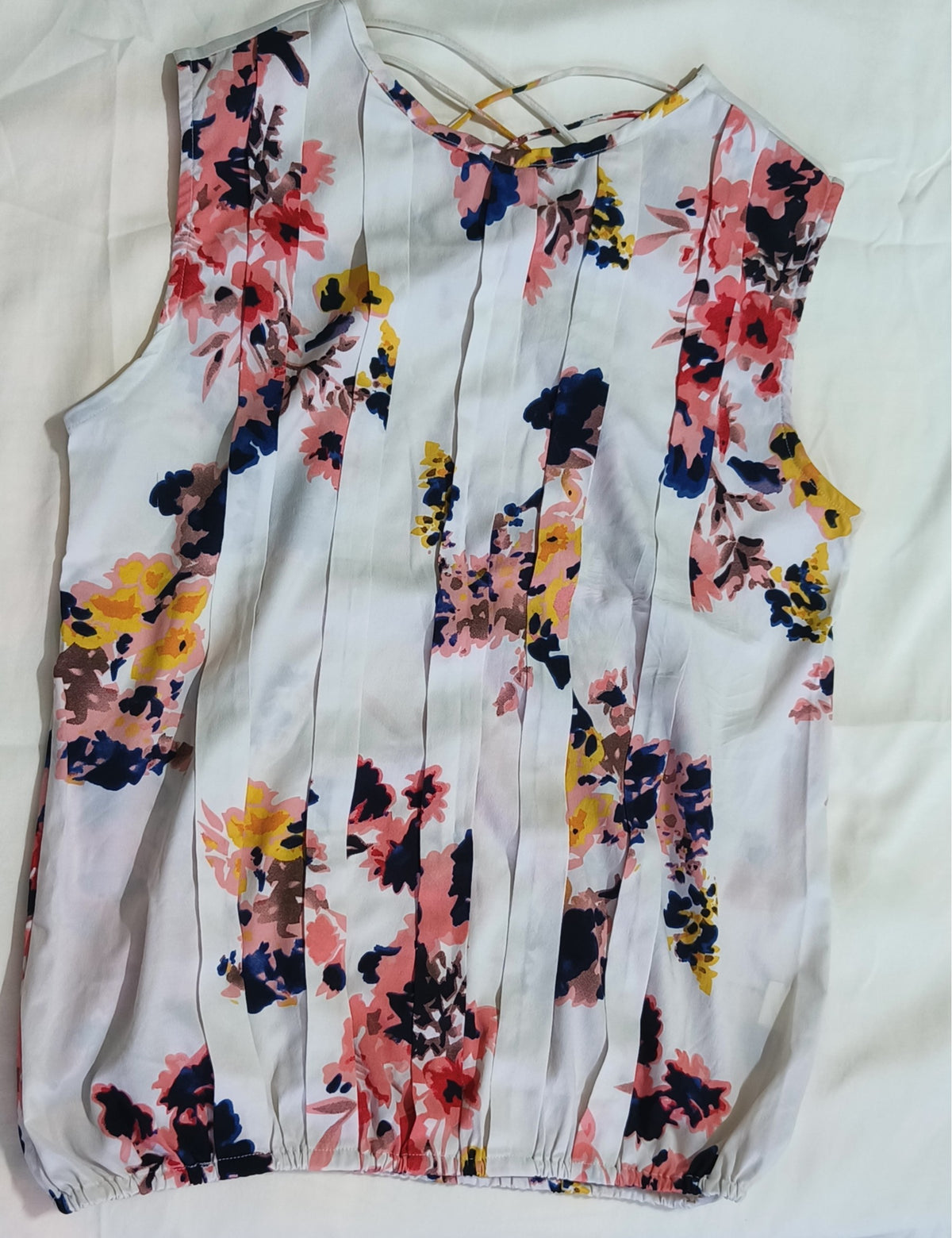 RARE - White Floral Top