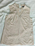 Beige Formal Top