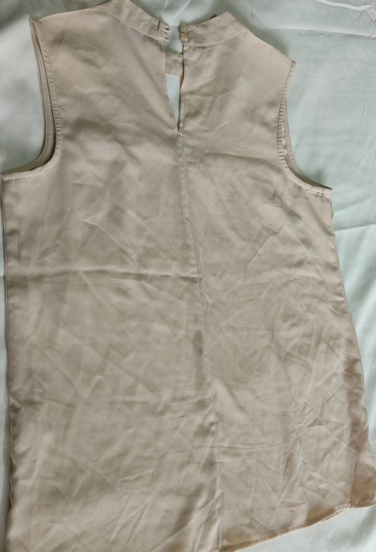Beige Formal Top